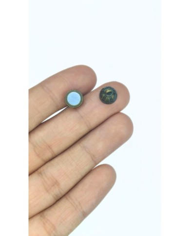 Mıknatıslı Oval Desenli Kolye Bileklik Kilidi Kapama Nikel - 1 Adet