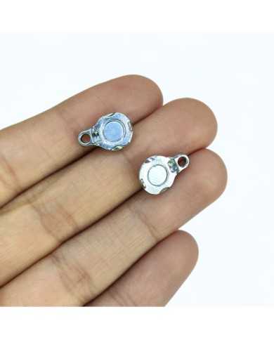 Mıknatıslı Kapsül Kolye Bileklik Kilidi Kapama Nikel - 1 Adet