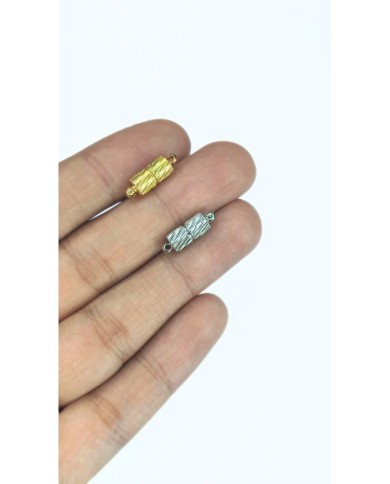 Mıknatıslı Kapsül Kolye Bileklik Kilidi Kapama Nikel - 1 Adet