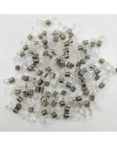 Gözlük Zinciri Aparatı Plastik Şeffaf - 50 Çift