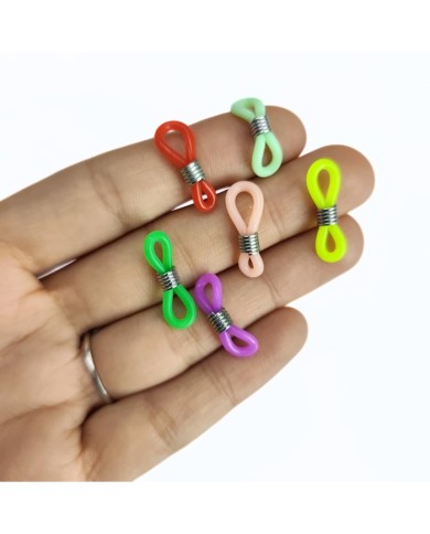 Gözlük Zinciri Aparatı Plastik Renkli - 50 Çift