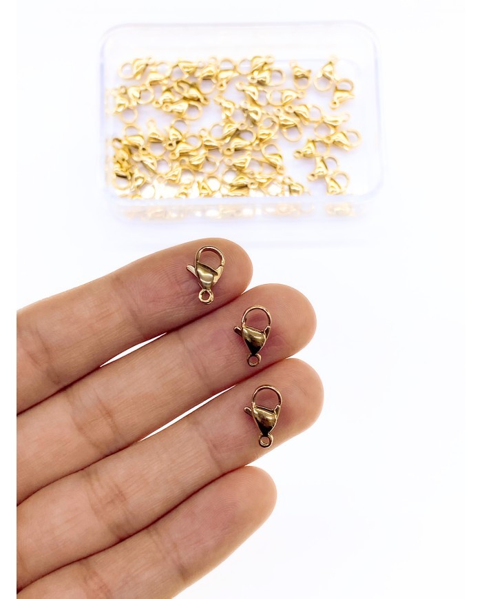 Çelik Papağan Klips 502 Sarı 7x12mm - 50 Adet