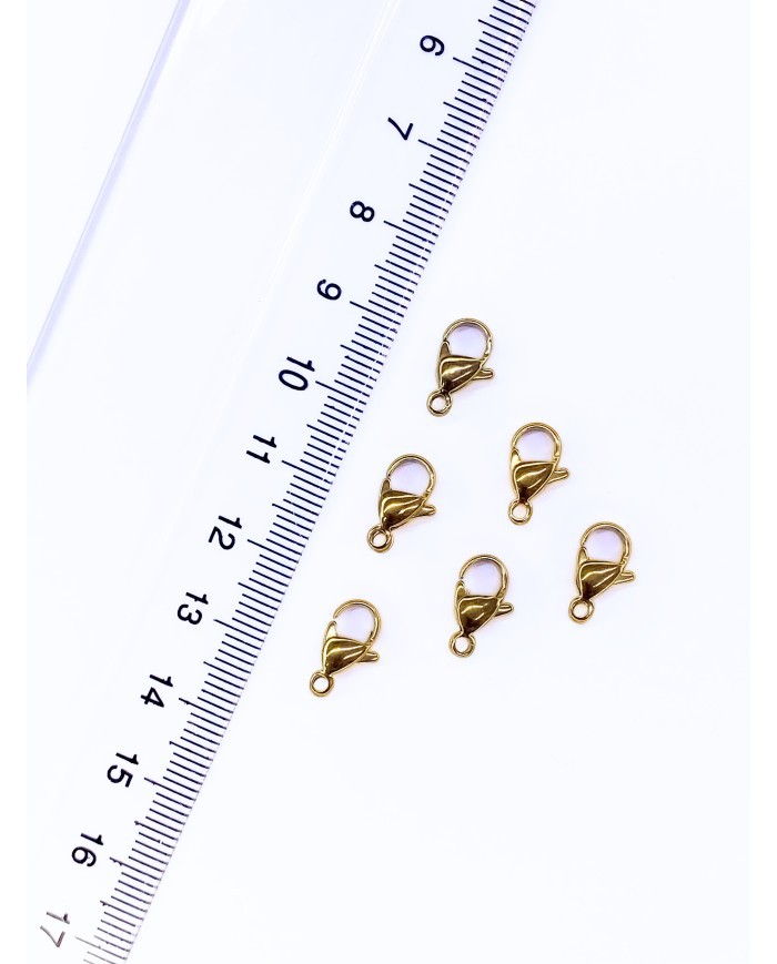 Çelik Papağan Klips 502 Sarı 7x12mm - 50 Adet