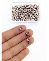 Çelik Papağan Klips 501 Nikel 7x10mm - 50 Adet