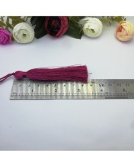 10 Adet - 7-8 cm İpek Püskül - vişne