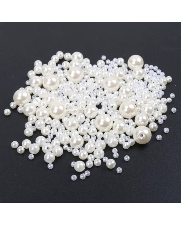 Plastik Lüks Inciler 8 mm 250 gr