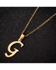 5 ADET - MİNİ HARFLER - METAL KAPLAMA KULPLU GOLD - G