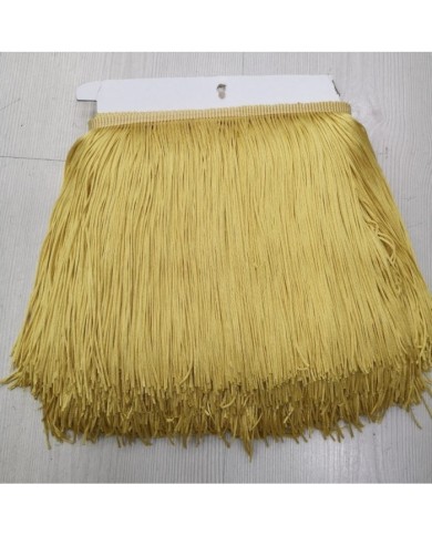 10 Metre -  İp Saçak 20 cm - Hardal