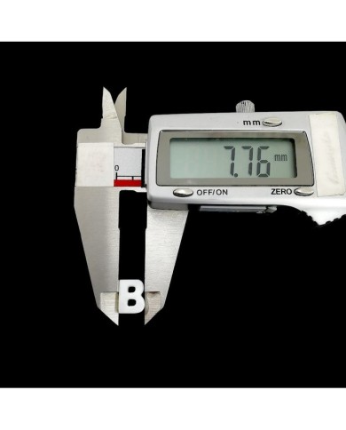 Doğal sedef taş Kolye Küpe Ucu - B HARF