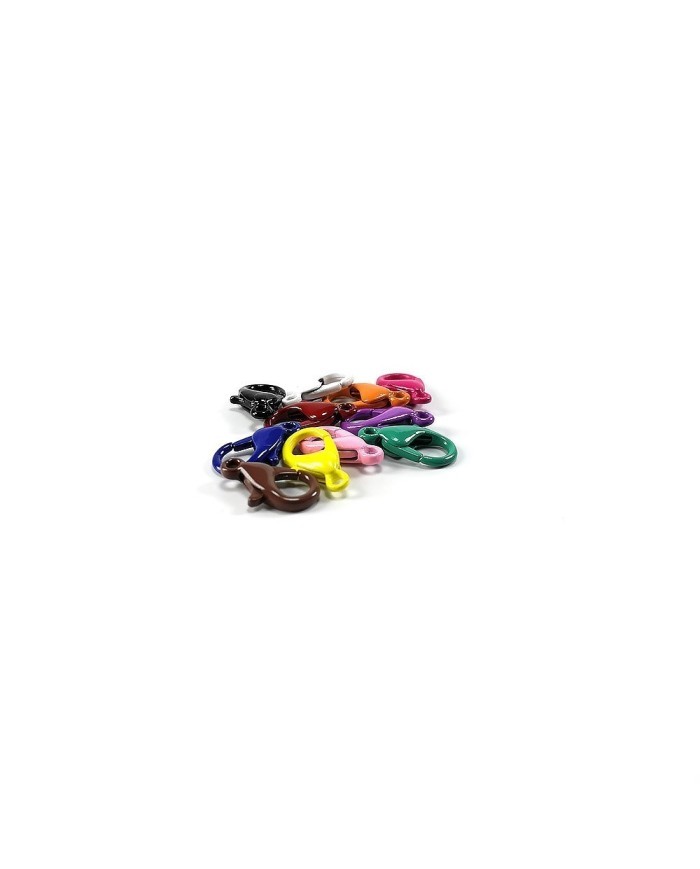 Mini Papağan Klips - Metal - 10 adet - Mix Renkler