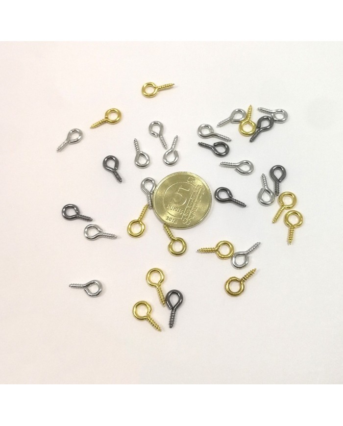 Minik Vida 11 mm  Reçine Epoksi Takı - Toptan