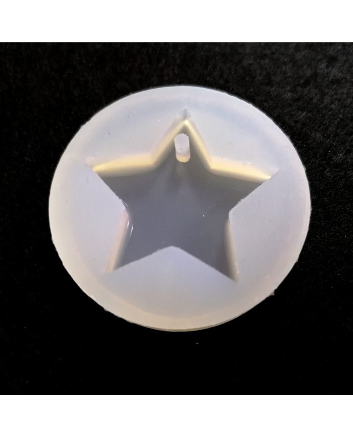 Reçine Epoksi Kalıp-delikli Yıldız - E8