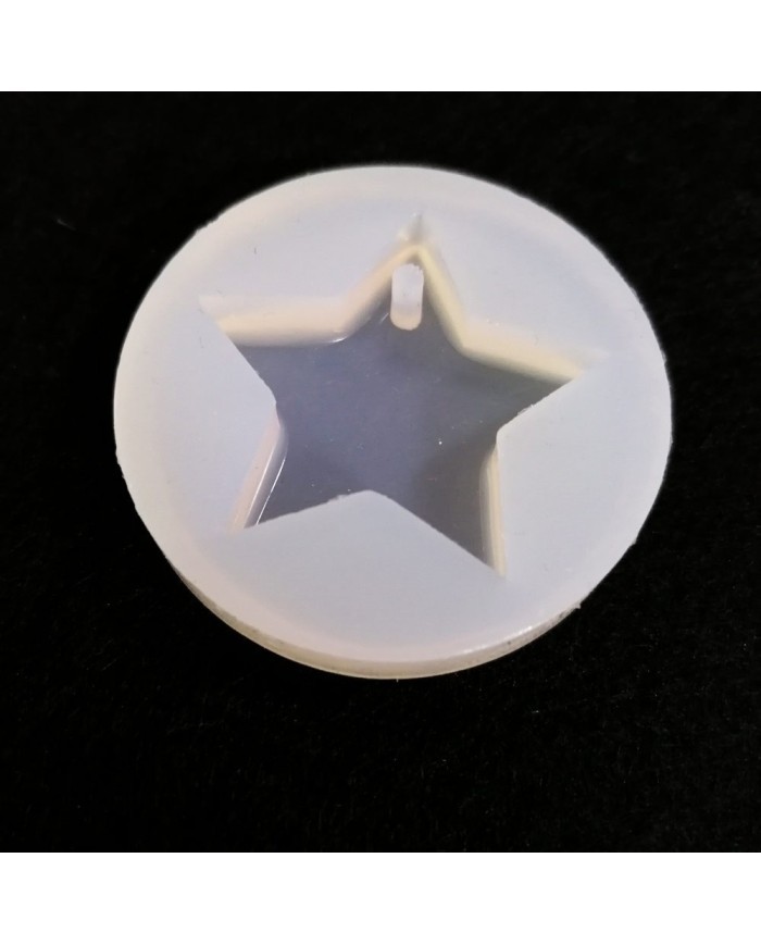 Reçine Epoksi Kalıp-delikli Yıldız - E8