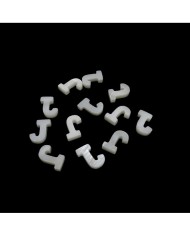 Doğal sedef taş Kolye Küpe Ucu - J HARF