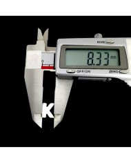 Doğal sedef taş Kolye Küpe Ucu - K HARF