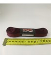 1 cm - Grogren Saten Kurdele Bordo