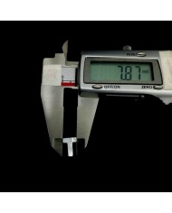 Sedef doğal taş Harf Kolye Küpe Ucu - T HARF