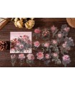 1 Paket - Mix Açık Pembe Çiçek Sticker