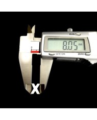 Doğal sedef taş Kolye Küpe Ucu - X HARF