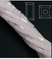 4,5mm x 2,5mm - Baget Kristal Boncuk - Kül Pembe