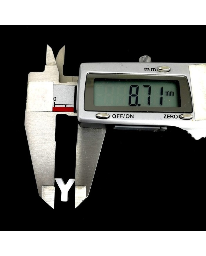 Doğal sedef taş Kolye Küpe Ucu - Y HARF