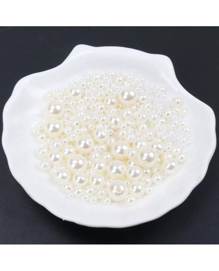 Plastik Lüks Inciler 10 mm 250 gr