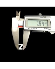 Doğal sedef taş Kolye Küpe Ucu - Z HARF