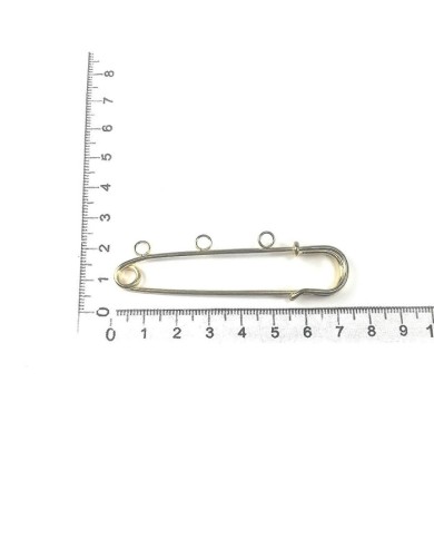 10 adet - İskoç İğnesi - 8cm
