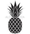 O136- Ananas Stencıl 10*15 cm