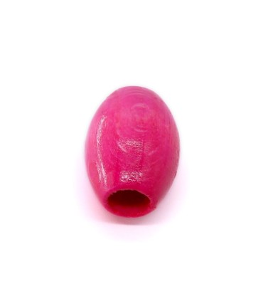 Ahşap Boncuk 500 Gram Pembe