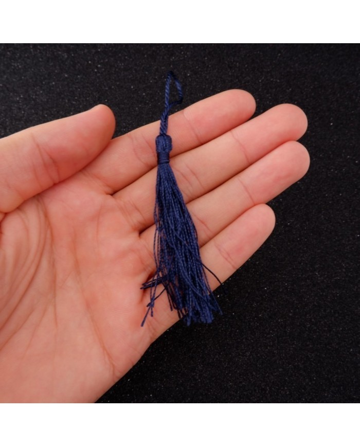 25 ADET - İTHAL PÜSKÜL - 8 CM - KOYU LACİVERT