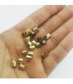 7 mm Huni Boncuk Kapak - Boncuk Şapkası - Gold - 25 Adet