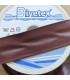 4 cm Biyetex Deri Biye - Bordo - 25 Metre