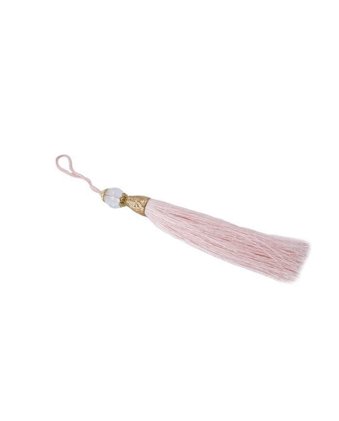 10 ADET - BONCUKLU PÜSKÜL AÇIK PEMBE - 10 CM - A