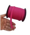 %100 Pamuk - Neon Pembe Renk İpli Biye - 75 Metre - Renk no:22