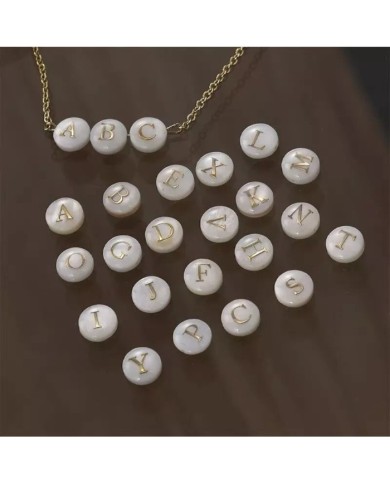 Sedef Varaklı Harf - A - 8mm  1 adet