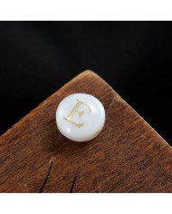 Sedef Varaklı Harf - E - 1 adet - 8mm