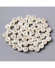 Sedef Varaklı Harf - F - 1 adet - 8mm