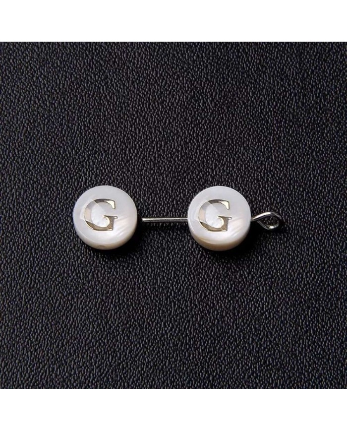 Sedef Varaklı Harf - G - 1 adet - 8mm