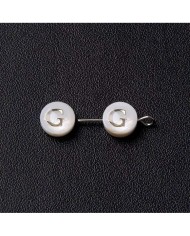 Sedef Varaklı Harf - G - 1 adet - 8mm