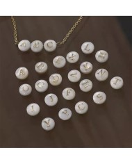 Sedef Varaklı Harf - H - 1 adet - 8mm