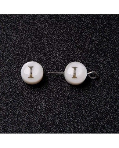 Sedef Varaklı Harf - I - 1 adet - 8mm