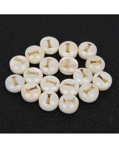 Sedef Varaklı Harf - I - 1 adet - 8mm