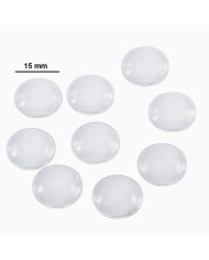 Büyüteç Cam Oval 25mm 5 Adet