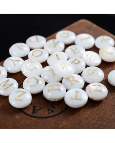 Sedef Varaklı Harf - L - 1 adet - 8mm