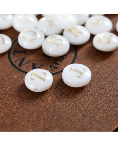 Sedef Varaklı Harf - L - 1 adet - 8mm