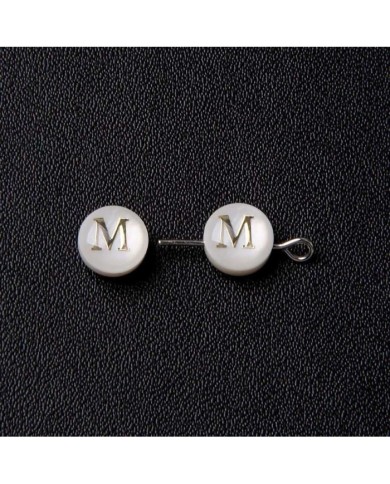 Sedef Varaklı Harf - M - 1 adet - 8mm