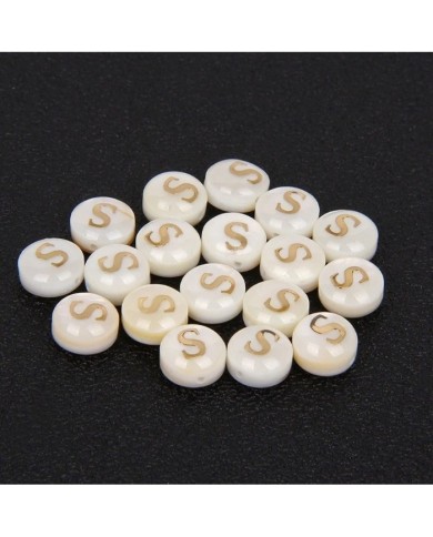 Sedef Varaklı Harf - S - 1 adet - 8mm