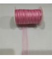 5 Metre - ŞİFON KURDELE - PEMBE - 1 CM