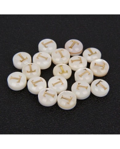 Sedef Varaklı Harf - T - 1 adet - 8mm